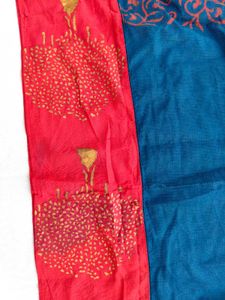 Tricolour Pure Cotton Dupatta