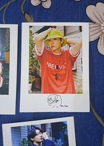 BTS POLOROID WITH SIGNATURE