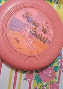 Toss n' Catch Disc with vintage items