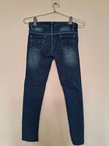 Mid Waist Skinny Jeans