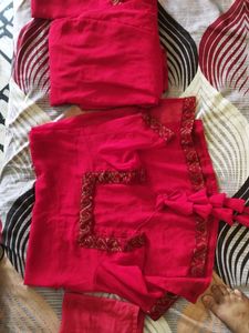 New Red Panjabi Suit
