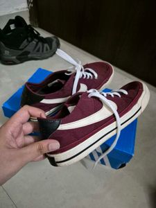 Nike Court Low Sneakers - Maroon Original