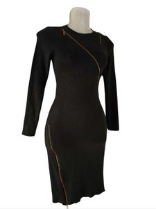 Olive Zipper Dress