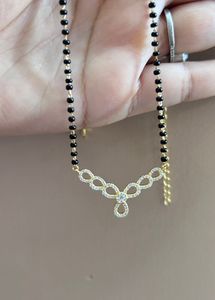 Golden emaoured in Love mangalsutra