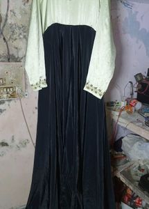 Black Silk Heavy Gown