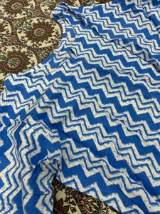 Blue &amp; White Zigzag Tunic