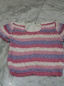 Crochet Knit Top