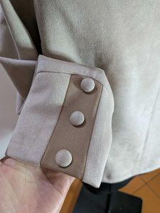 Elegant Color Block tailored top