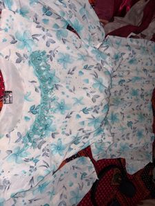Floral Print Kurta
