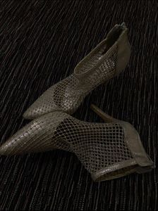 Elegant Silver Pointy Heels