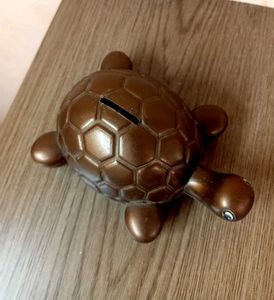TURTLE Piggy Bank (COIN, CASH) Brown Colour