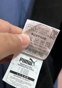 Puma fleece Black Scarf