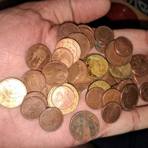 50 Coins Of Euro Cents