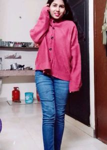 Pink Woolen Sweater