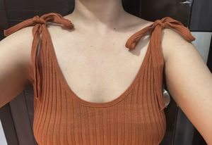 Cute Korean Tie Up Top