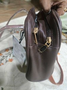 Brand New Caprese Medium Dark Brown Bag