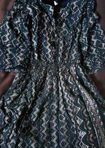 Ethno- Western Fit N Flare Dress For Summers