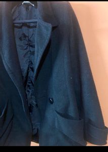 Classic Black Wool Coat