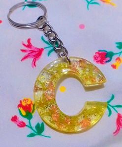 Green Forest Resin Keychain 💚