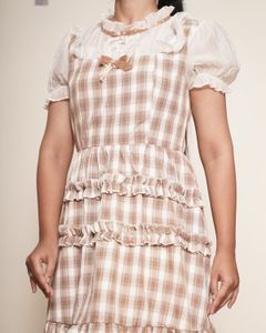 Plaid Ruffle Dress