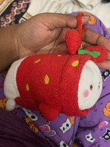 Strawberry Molang Plush Keychain