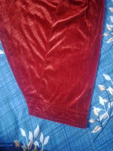 Red Shaneel Salwar