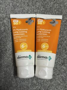 Derma Co Sunscreen SPF 50 Pack 2