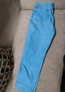 Thick Blue Denim Jeans