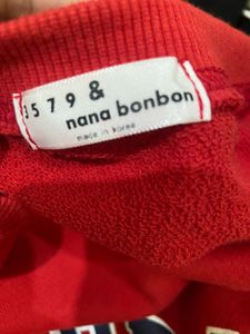 Red Denver Broncos Cropped Sweatshirt