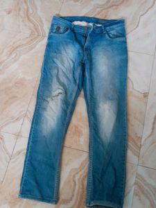 denim jeans dammaged