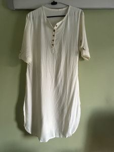 Cream Tunic Top