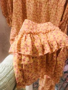 Midi Coral Dress