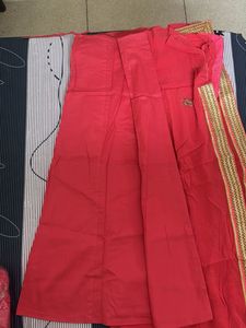 Red Embellished Saree