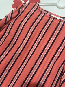 Stalk Buy Love Peach Striped Top (women)