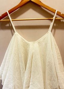 White Flowy Cami Top