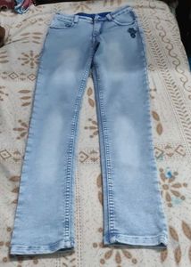 Forever Light Blue Jeans Waist 26 L- 36