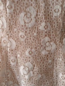 Rhapsody Aesthetic White Lace Dress