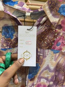 Vintage Floral Print Blouse