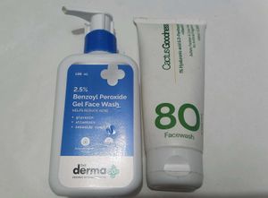 Facewash Duo The Derma Co & Cactus Goodness