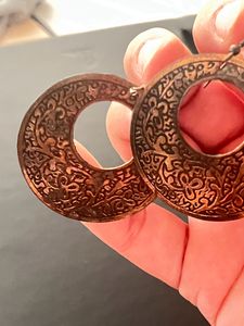 Combo Of Chunky Hoops &amp; Bracelet