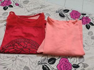2 PcBeautiful Stylish Sleeves Top