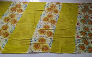 New Vibrant Georgette Saree🍋‍🟩