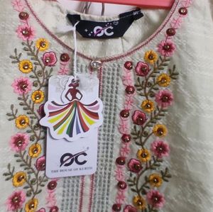 Sale...Kurta With Awesome Thread Work