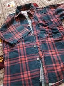 Red &amp; Black Plaid Shirt