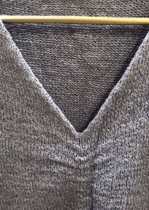 Cute Blue Cropped Sweater