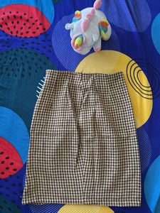 Houndstooth Mini Skirt