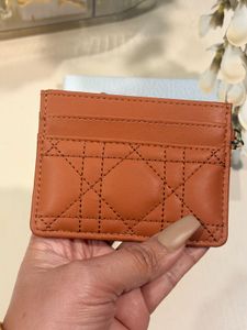 Dior Caro Freesia card holder with Charms