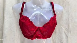 Red Lace Bra