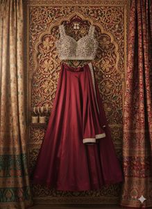 Exclusive Bridal/Party Lehenga Set 🌹With free ear
