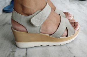 Very Light Weight Wedge Block Heel